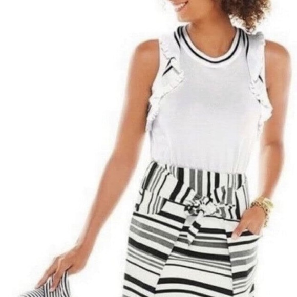 CABI ‘GRANDSTAND’ FAUX WRAP SKIRT-EUC! - Picture 2 of 10